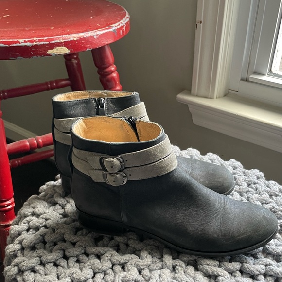 Julia Bo Nubuck Booties - Picture 1 of 6